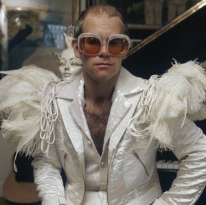 Elton John "White Feather" Costume